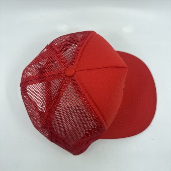 Vintage Riviera Hotel & Casino Las Vegas Trucker Hat Red Foam Mesh Snapback Cap - Picture 5 of 13